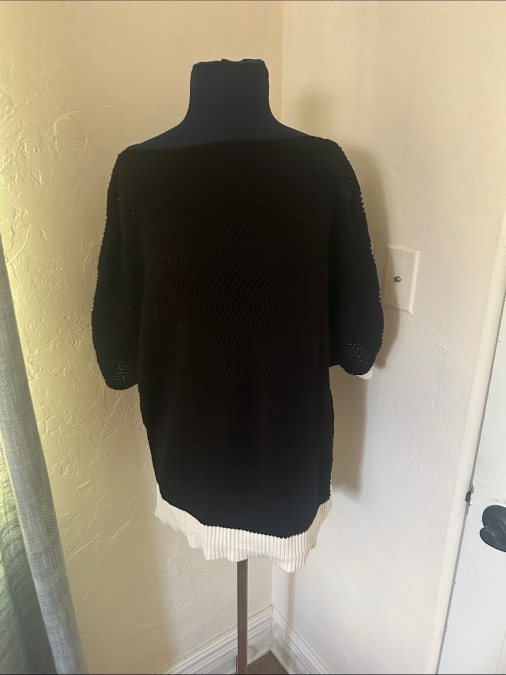 Black Knit Women’s Sweater - Classic Pullover